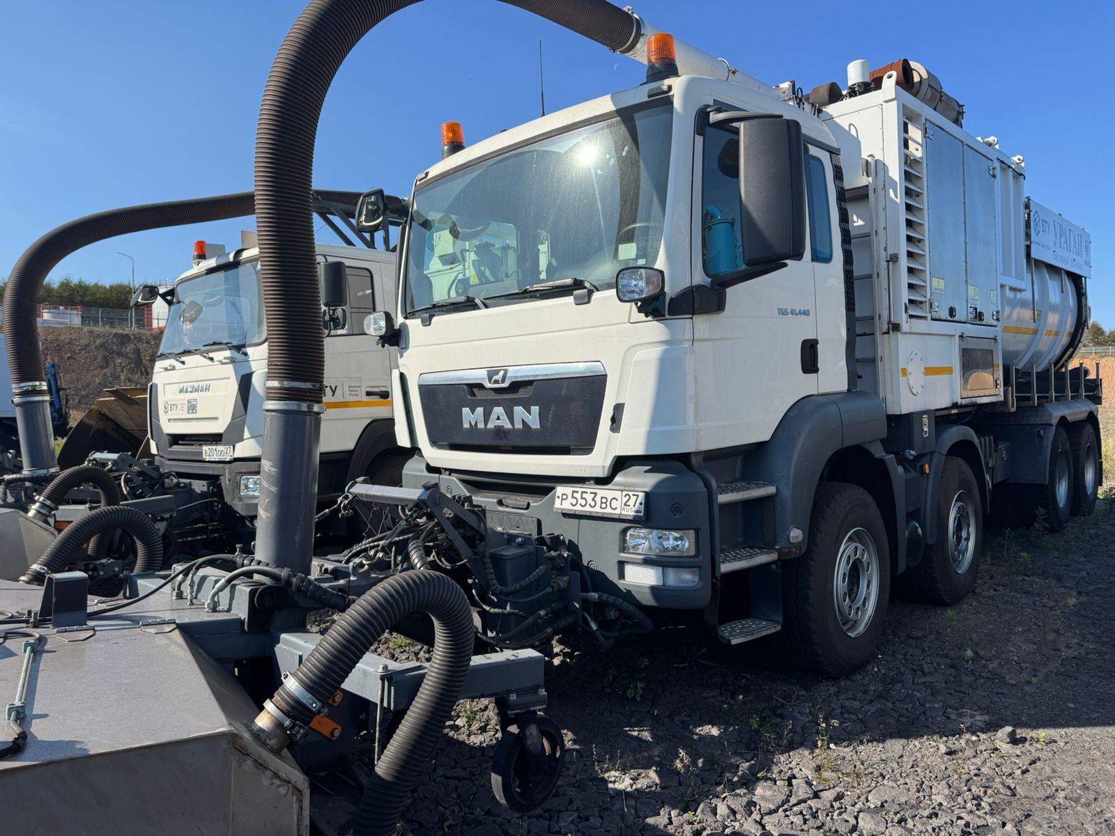 Две модели АВП РИАТ для угольных терминалов: «Ураган» и «Торнадо». 